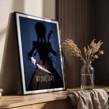 Flex Designs Poster Wednesday Cartoonified 8 x 10" Home Goods - TV Show 2022 TV Show Poster