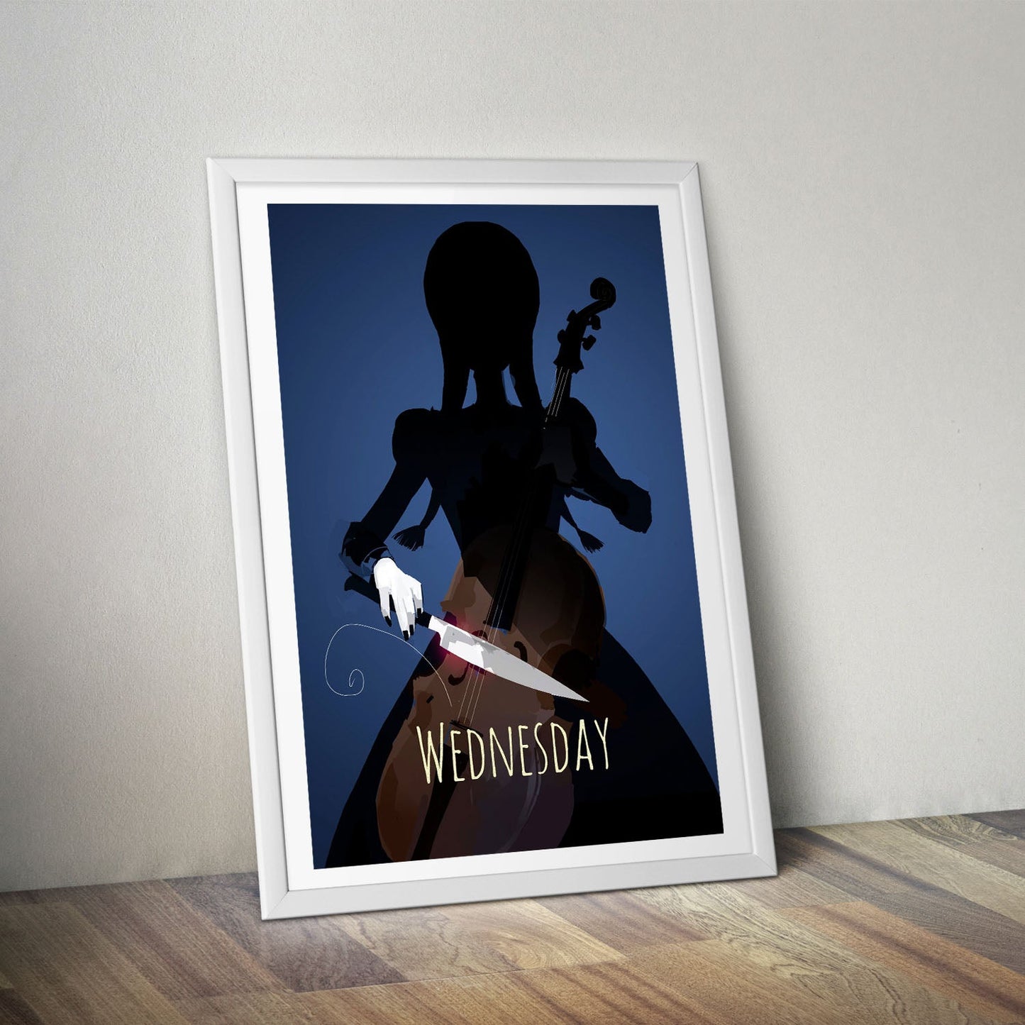 Flex Designs Poster Wednesday Cartoonified 8 x 10" Home Goods - TV Show 2022 TV Show Poster