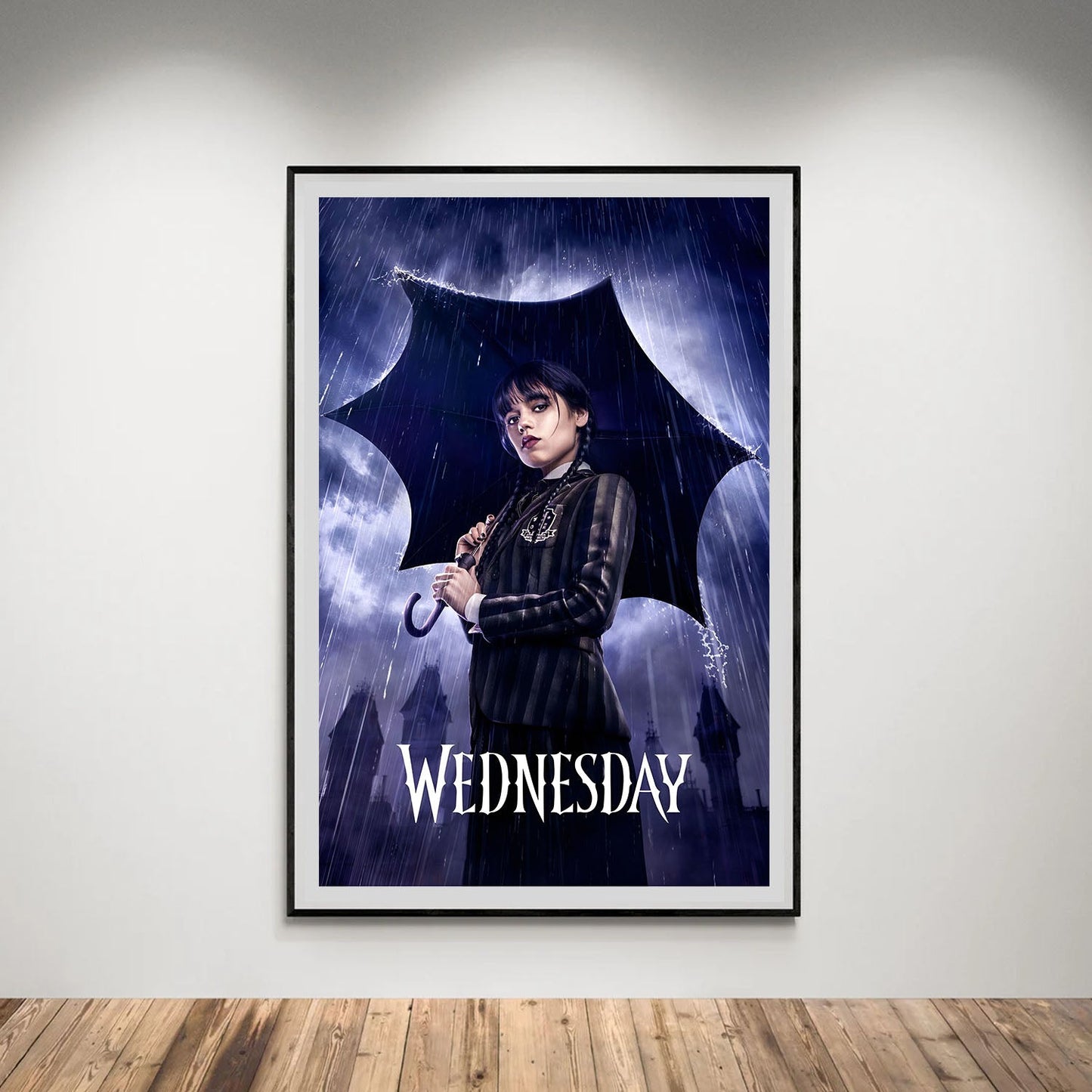 Flex Designs Poster Wednesday Purple Rain 5 x 7" Home Goods - TV Show 2022 TV Show Poster