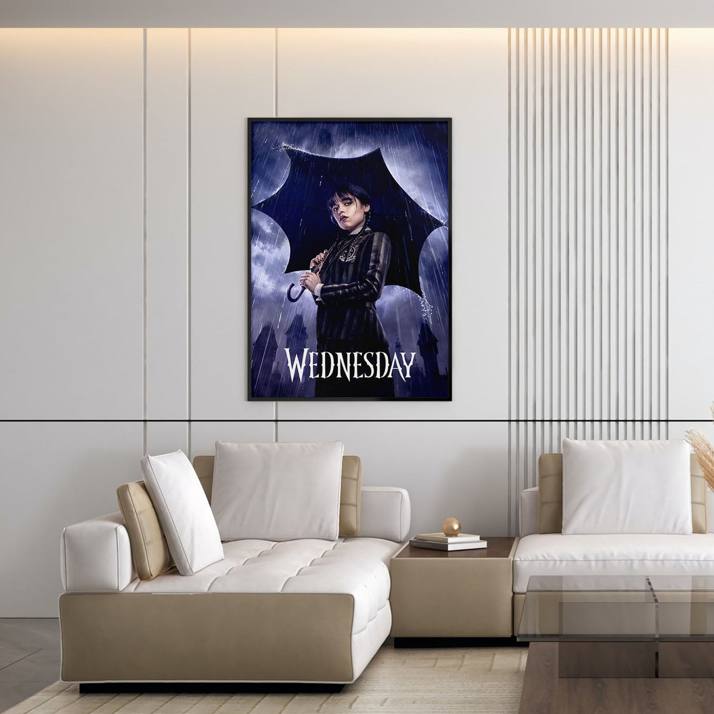 Flex Designs Poster Wednesday Purple Rain 5 x 7" Home Goods - TV Show 2022 TV Show Poster