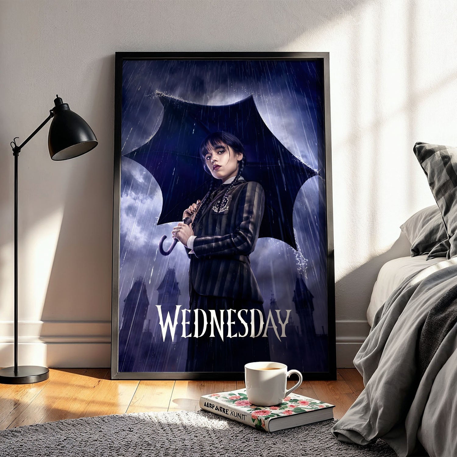 Flex Designs Poster Wednesday Purple Rain 5 x 7" Home Goods - TV Show 2022 TV Show Poster