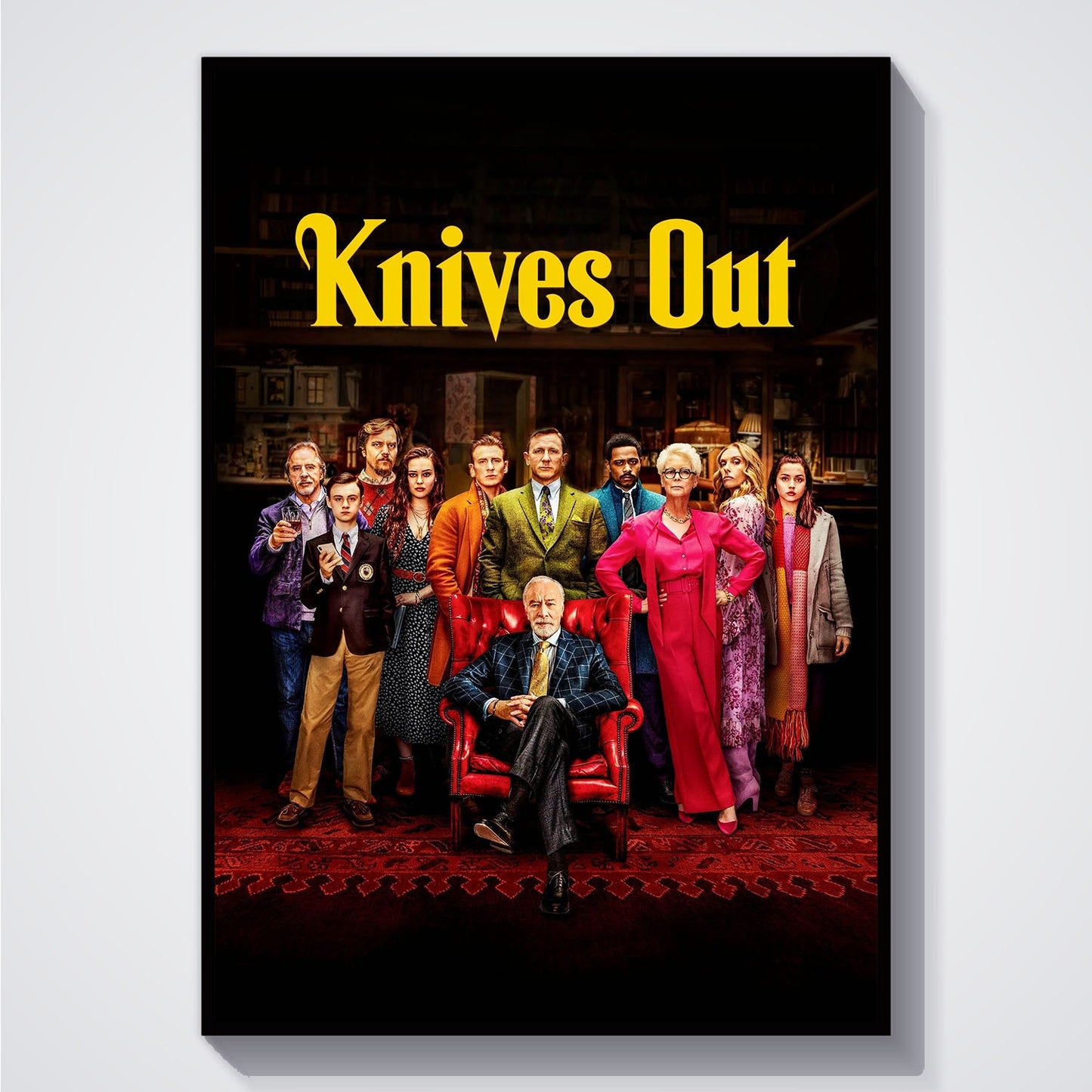 Flex Designs Poster Knives Out Cover 5 x 7" Home Goods - Movie 2019 Movie Poster