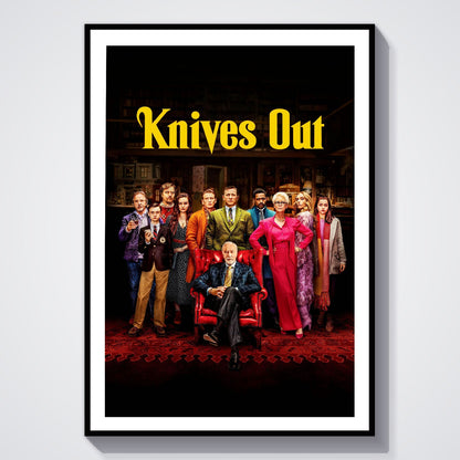 Flex Designs Poster Knives Out Cover 8 x 10" Home Goods - Movie 2019 Movie Poster