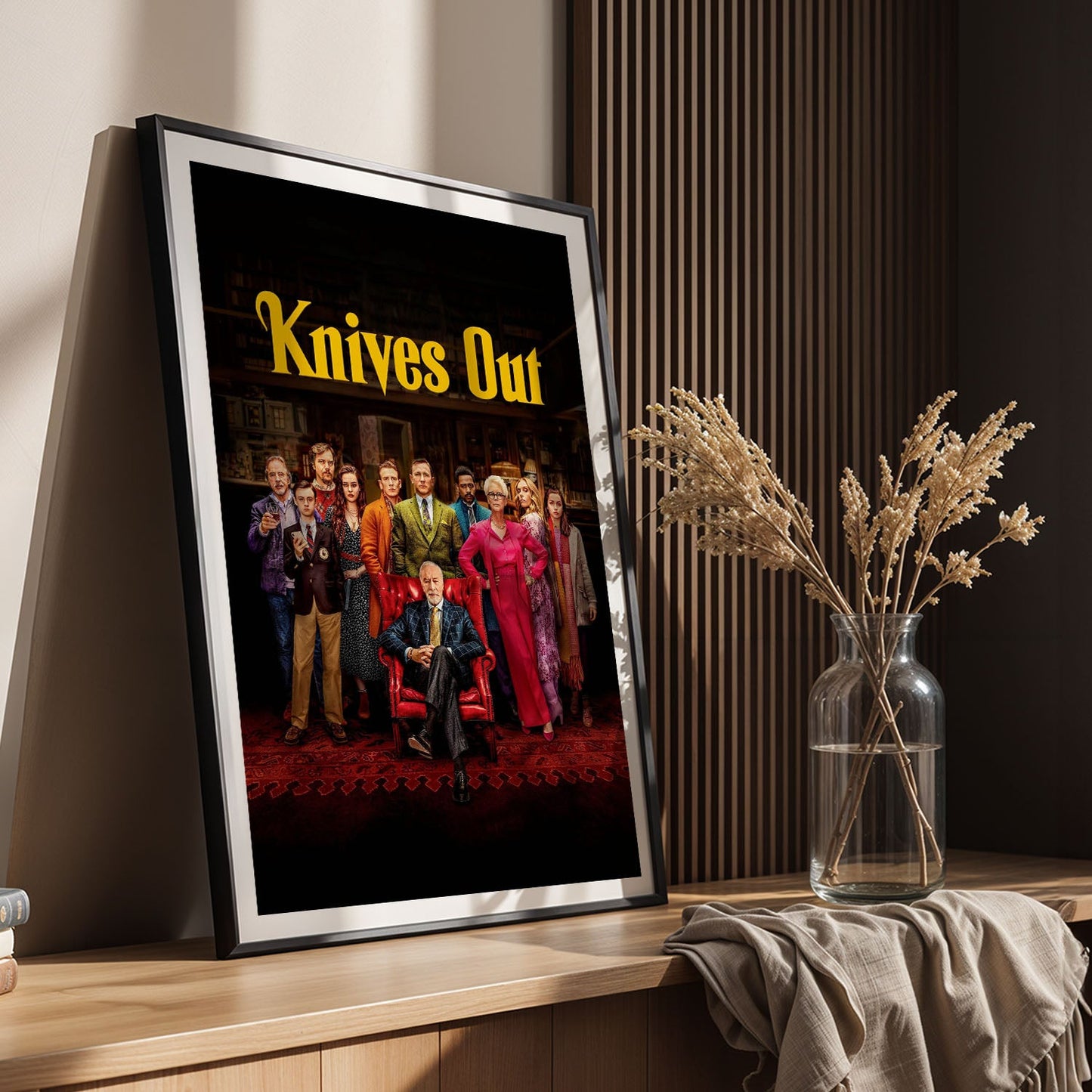 Flex Designs Poster Knives Out Cover 8 x 10" Home Goods - Movie 2019 Movie Poster