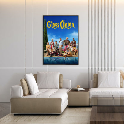 Flex Designs Poster Knives Out - Glass Onion 5 x 7" Home Goods - Movie 2022 Movie Poster