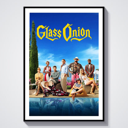 Flex Designs Poster Knives Out - Glass Onion 8 x 10" Home Goods - Movie 2022 Movie Poster