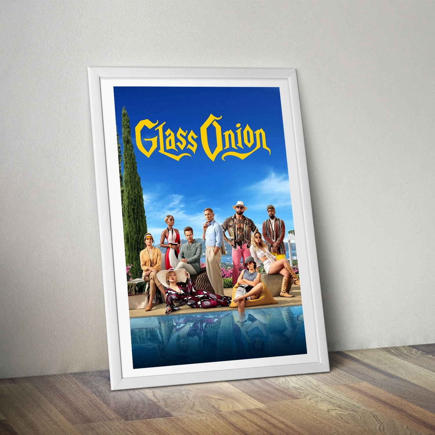 Flex Designs Poster Knives Out - Glass Onion 8 x 10" Home Goods - Movie 2022 Movie Poster
