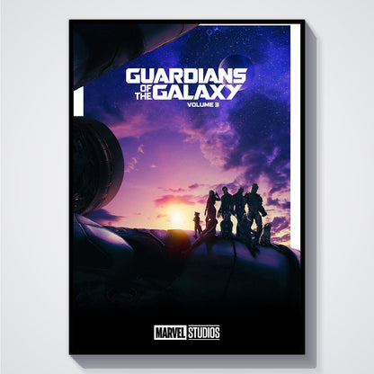 Flex Designs Poster Guardians of the Galaxy Vol 3 Minimalist 5 x 7" Home Goods - Movie 2023 Movie Poster