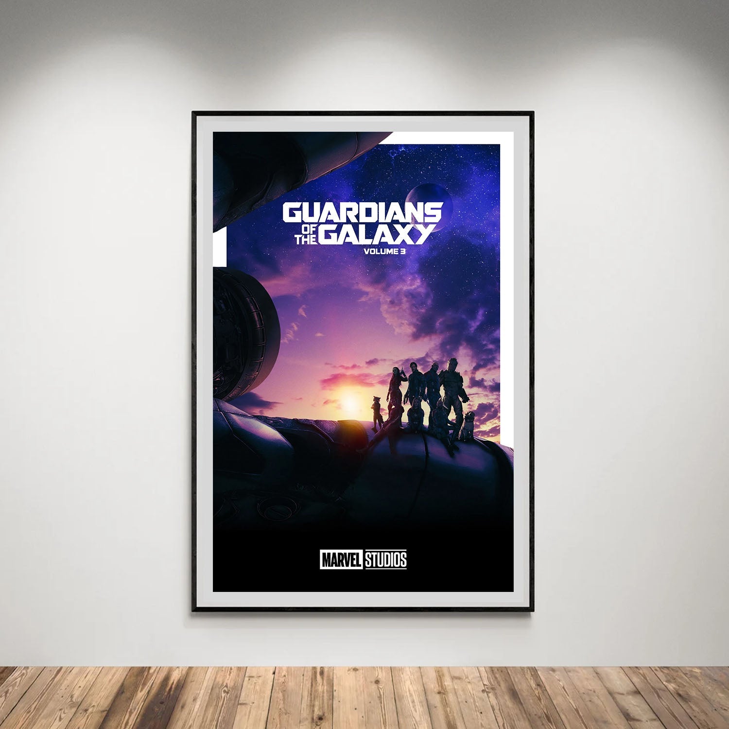 Flex Designs Poster Guardians of the Galaxy Vol 3 Minimalist 5 x 7" Home Goods - Movie 2023 Movie Poster