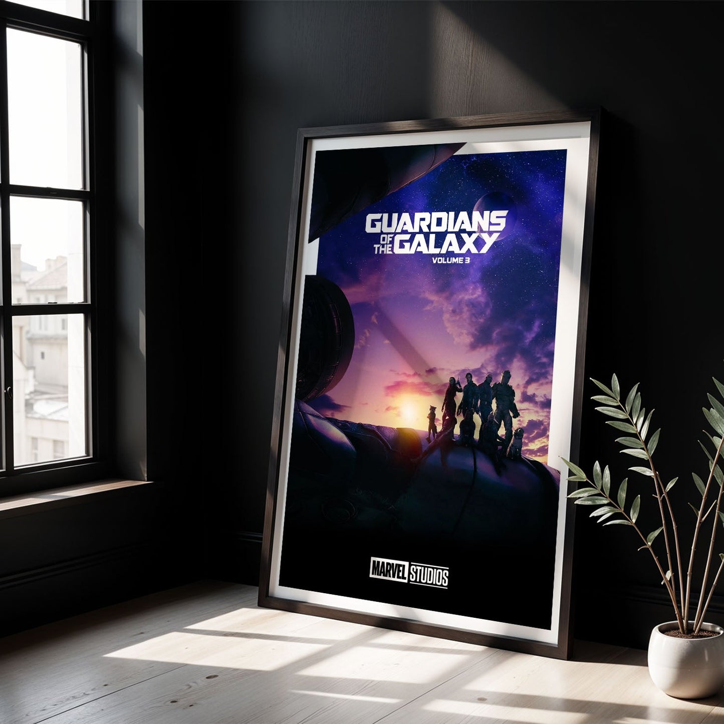 Flex Designs Poster Guardians of the Galaxy Vol 3 Minimalist 8 x 10" Home Goods - Movie 2023 Movie Poster