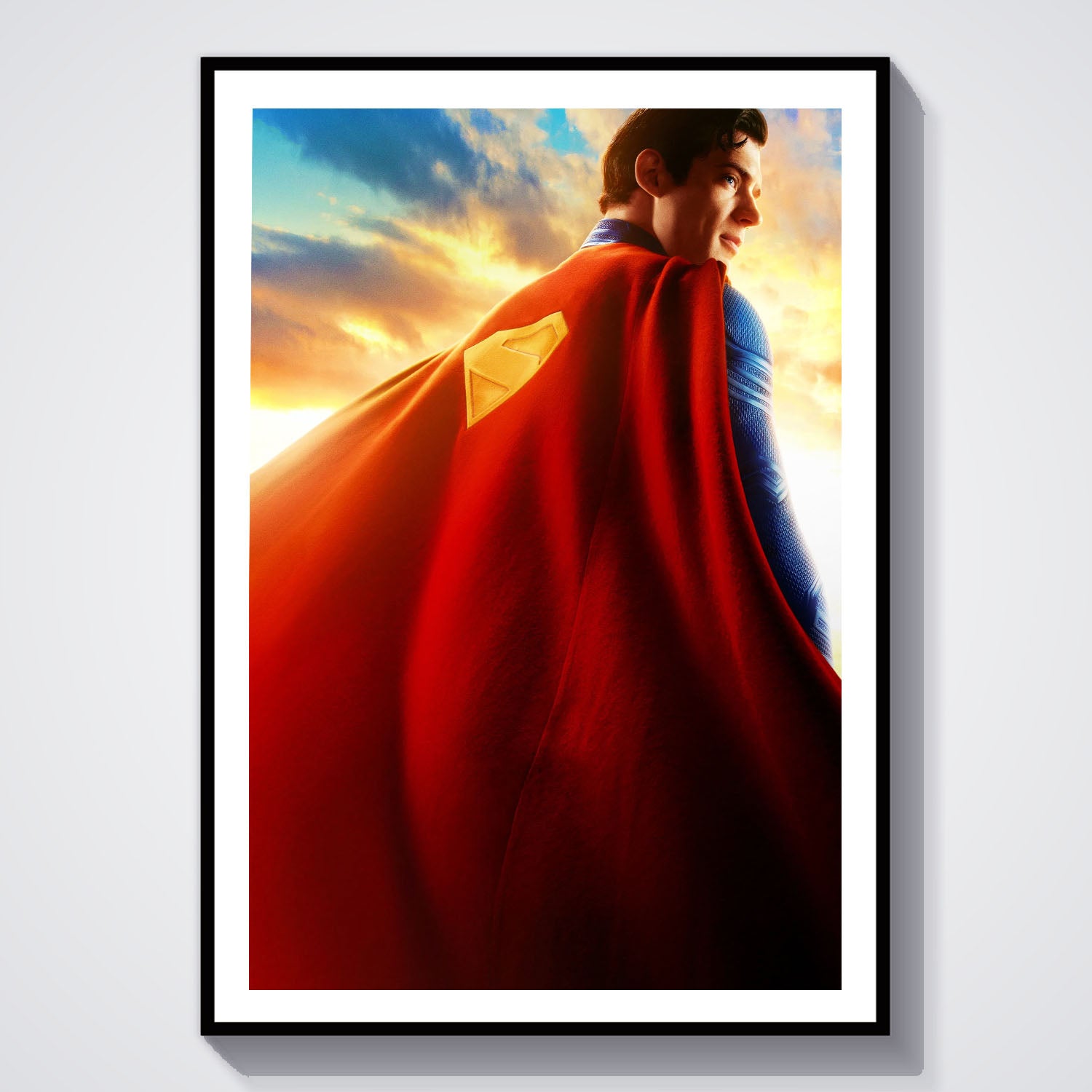 Flex Designs Poster Superman 2025 Cape 8 x 10" Home Goods - Movie 2025 Movie Poster