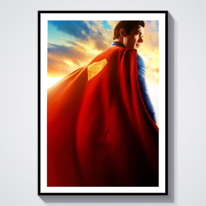 Flex Designs Poster Superman 2025 Cape 8 x 10" Home Goods - Movie 2025 Movie Poster
