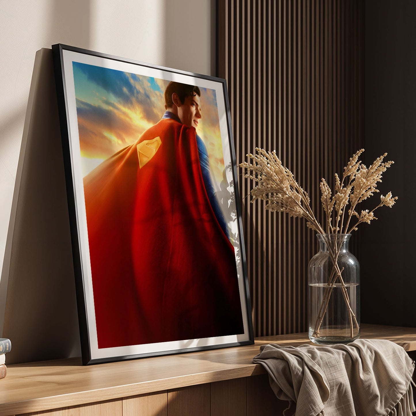 Flex Designs Poster Superman 2025 Cape 8 x 10" Home Goods - Movie 2025 Movie Poster