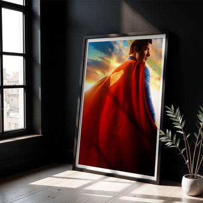 Flex Designs Poster Superman 2025 Cape 8 x 10" Home Goods - Movie 2025 Movie Poster