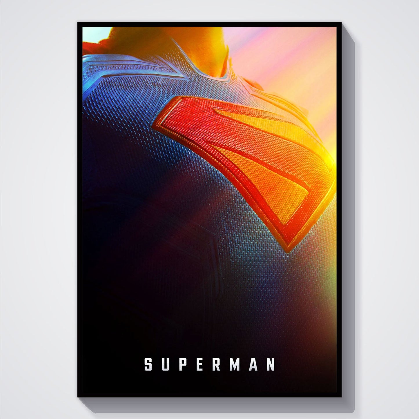 Flex Designs Poster Superman 2025 Crest 5 x 7" Home Goods - Movie 2025 Movie Poster