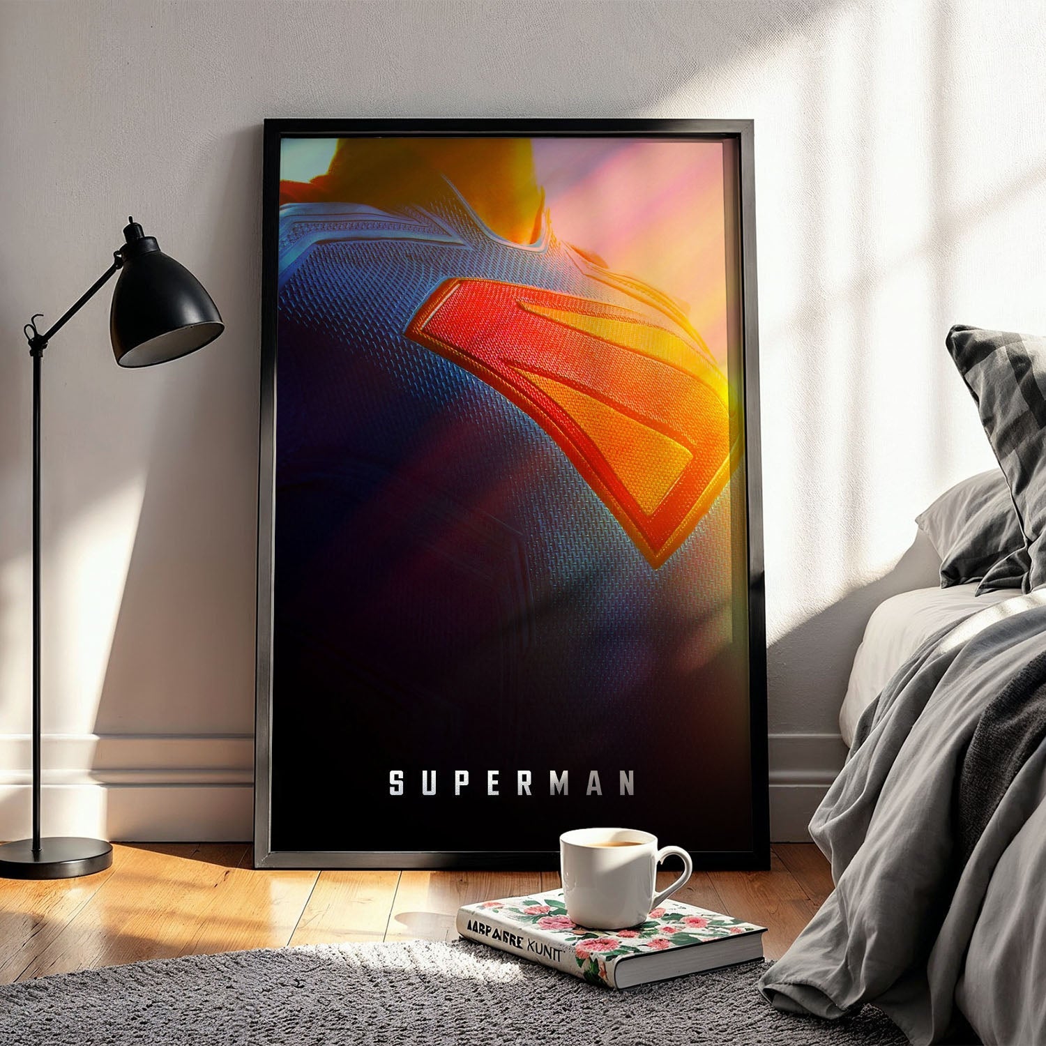 Flex Designs Poster Superman 2025 Crest 5 x 7" Home Goods - Movie 2025 Movie Poster