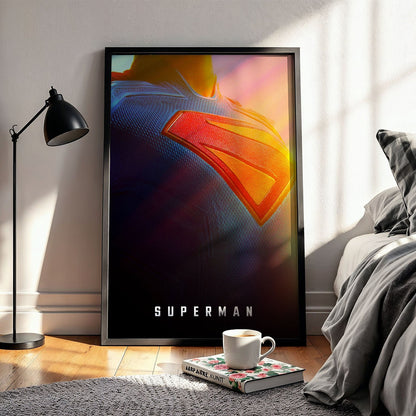 Flex Designs Poster Superman 2025 Crest 5 x 7" Home Goods - Movie 2025 Movie Poster