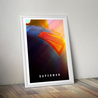 Flex Designs Poster Superman 2025 Crest 8 x 10" Home Goods - Movie 2025 Movie Poster