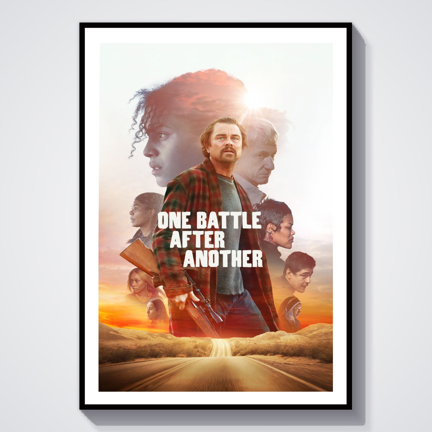 Flex Designs Poster One Battle After Another Cinematic 8 x 10" Home Goods - Movie 2025 Movie Poster