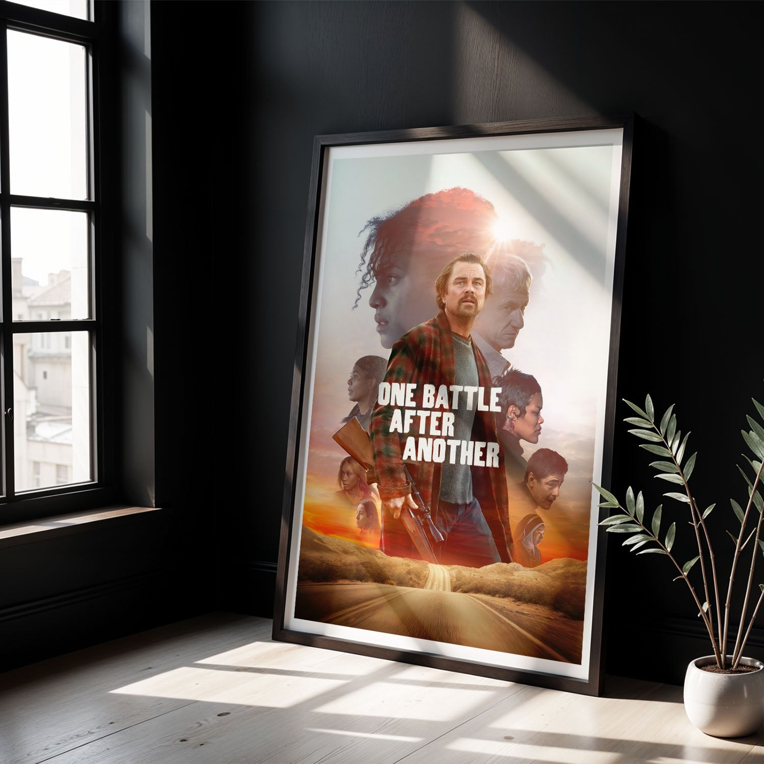 Flex Designs Poster One Battle After Another Cinematic 8 x 10" Home Goods - Movie 2025 Movie Poster