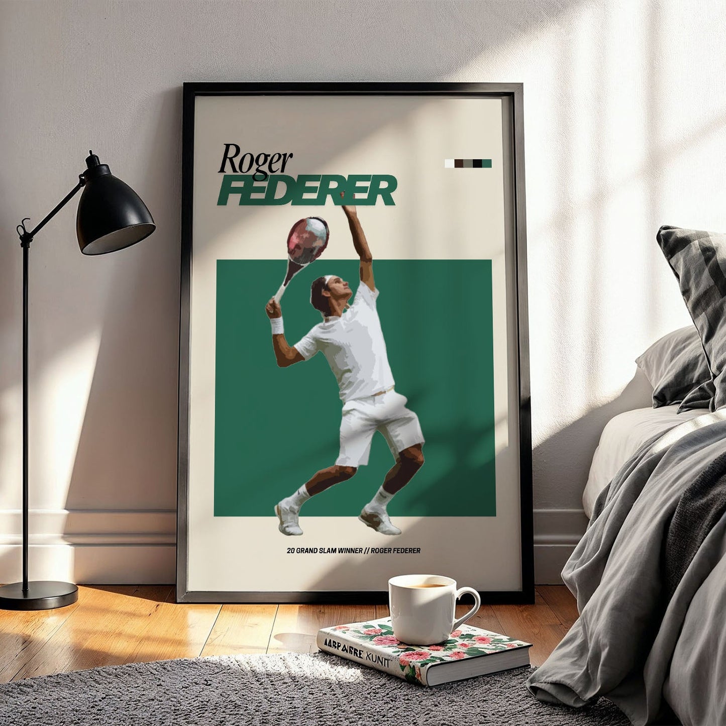 Flex Designs Poster Roger Federer FlexM 5 x 7" Home Goods - Sports  Poster