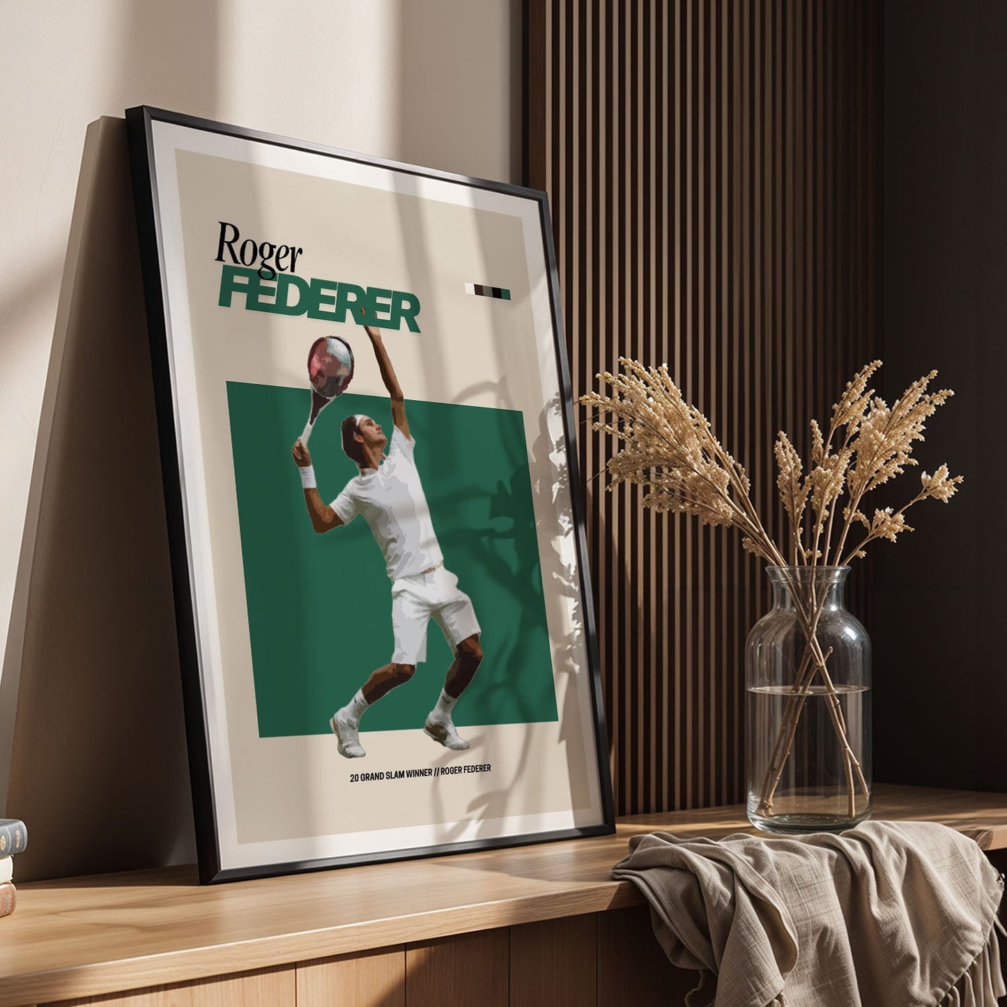 Flex Designs Poster Roger Federer FlexM 5 x 7" Home Goods - Sports  Poster