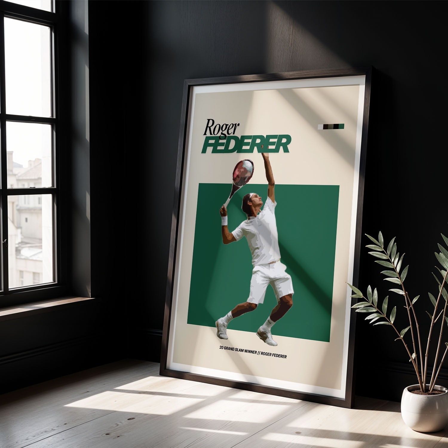 Flex Designs Poster Roger Federer FlexM 8 x 10" Home Goods - Sports  Poster