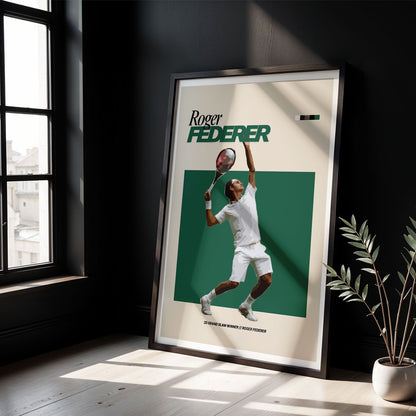 Flex Designs Poster Roger Federer FlexM 8 x 10" Home Goods - Sports  Poster