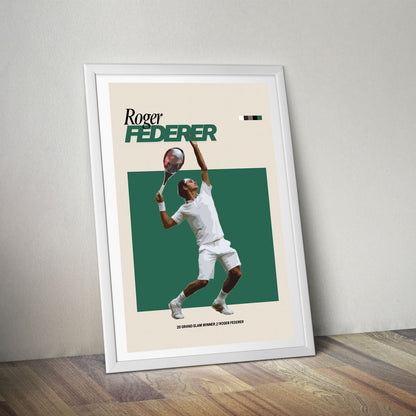 Flex Designs Poster Roger Federer FlexM 8 x 10" Home Goods - Sports  Poster