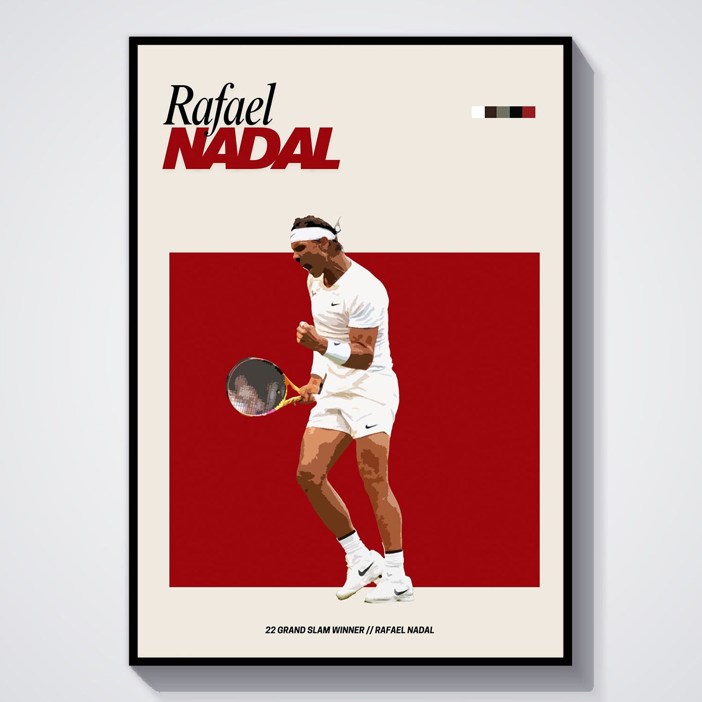 Flex Designs Poster Rafael Nadal FlexM 5 x 7" Home Goods - Sports  Poster