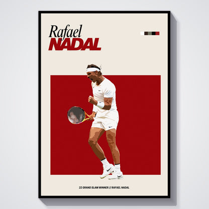 Flex Designs Poster Rafael Nadal FlexM 5 x 7" Home Goods - Sports  Poster