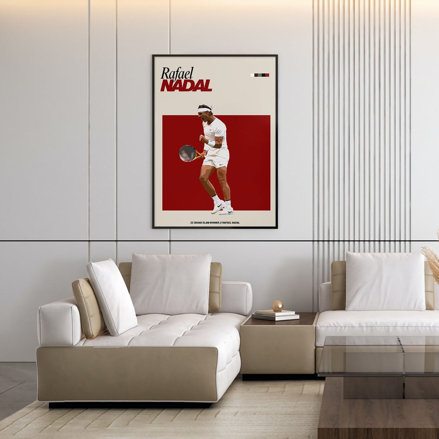 Flex Designs Poster Rafael Nadal FlexM 5 x 7" Home Goods - Sports  Poster