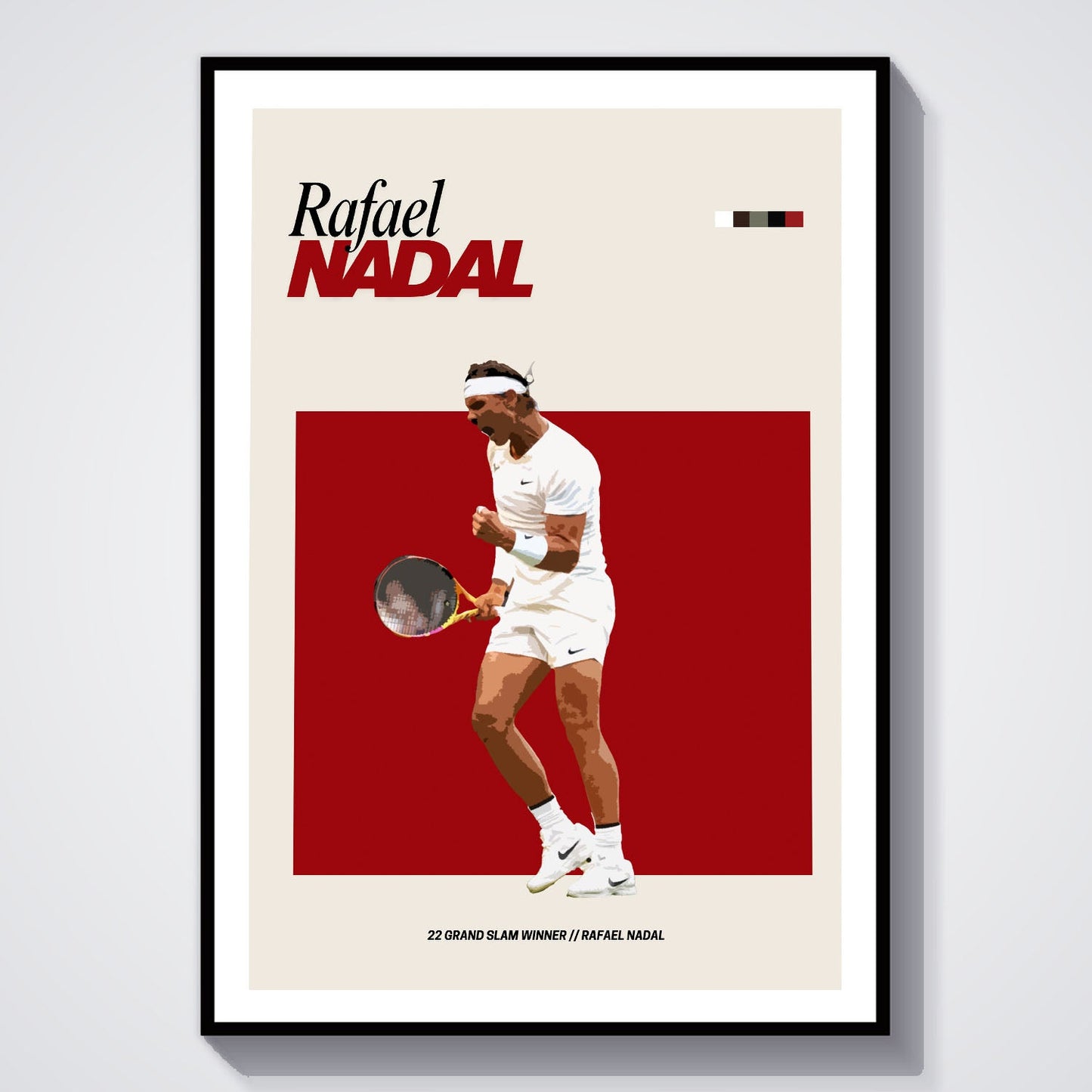Flex Designs Poster Rafael Nadal FlexM 8 x 10" Home Goods - Sports  Poster