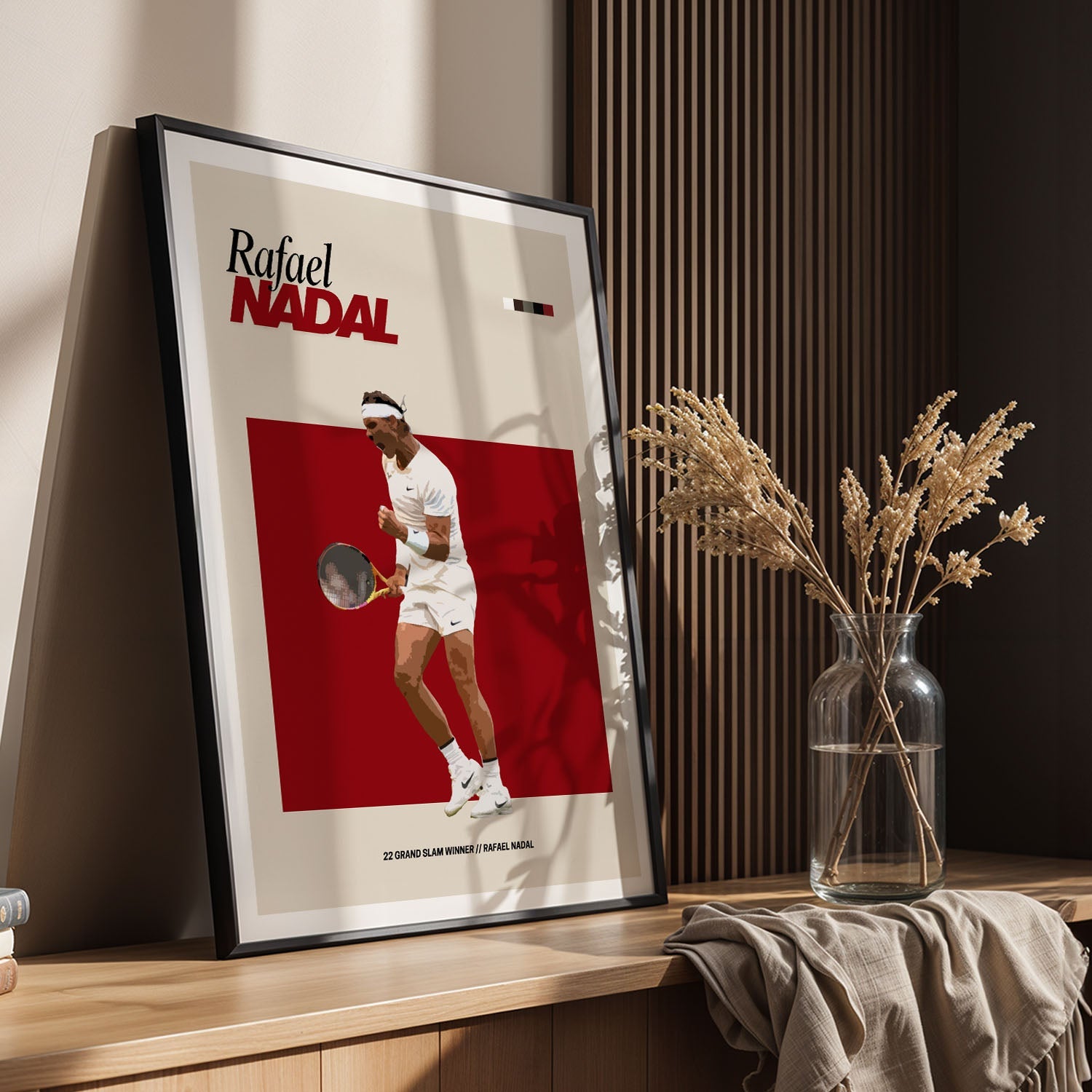 Flex Designs Poster Rafael Nadal FlexM 5 x 7" Home Goods - Sports  Poster