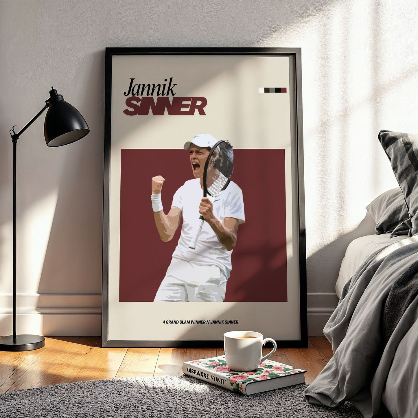 Flex Designs Poster Jannik Sinner FlexM 5 x 7" Home Goods - Sports  Poster