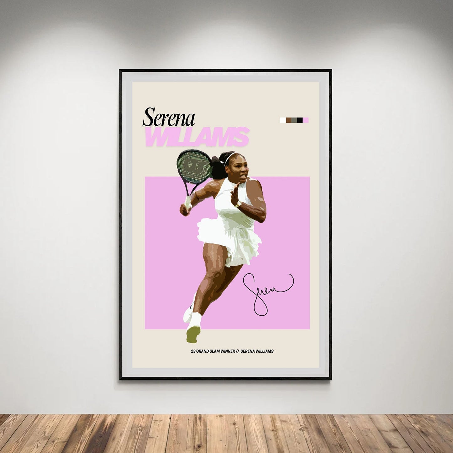 Flex Designs Poster Serena Williams FlexM 8 x 10" Home Goods - Sports  Poster