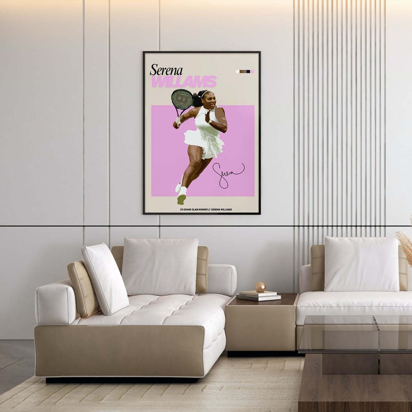 Flex Designs Poster Serena Williams FlexM 5 x 7" Home Goods - Sports  Poster