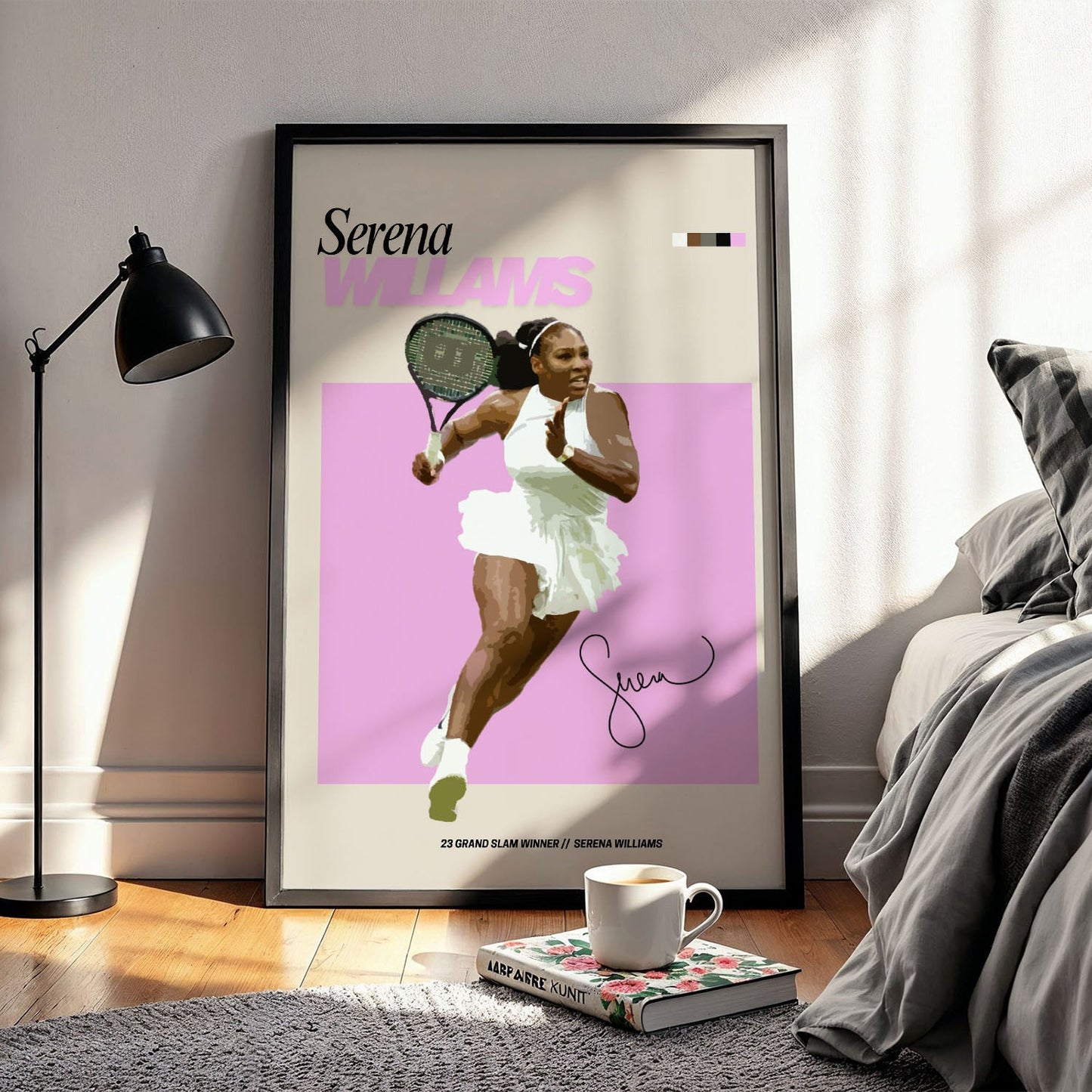 Flex Designs Poster Serena Williams FlexM 5 x 7" Home Goods - Sports  Poster