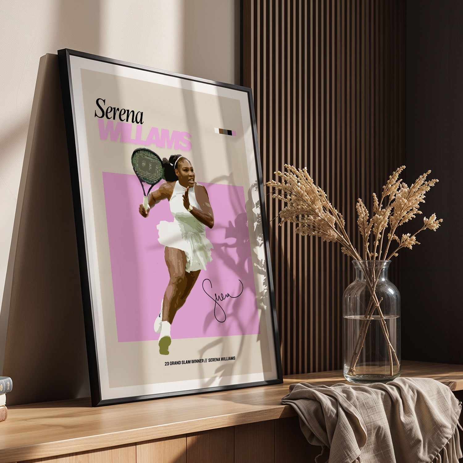 Flex Designs Poster Serena Williams FlexM 5 x 7" Home Goods - Sports  Poster