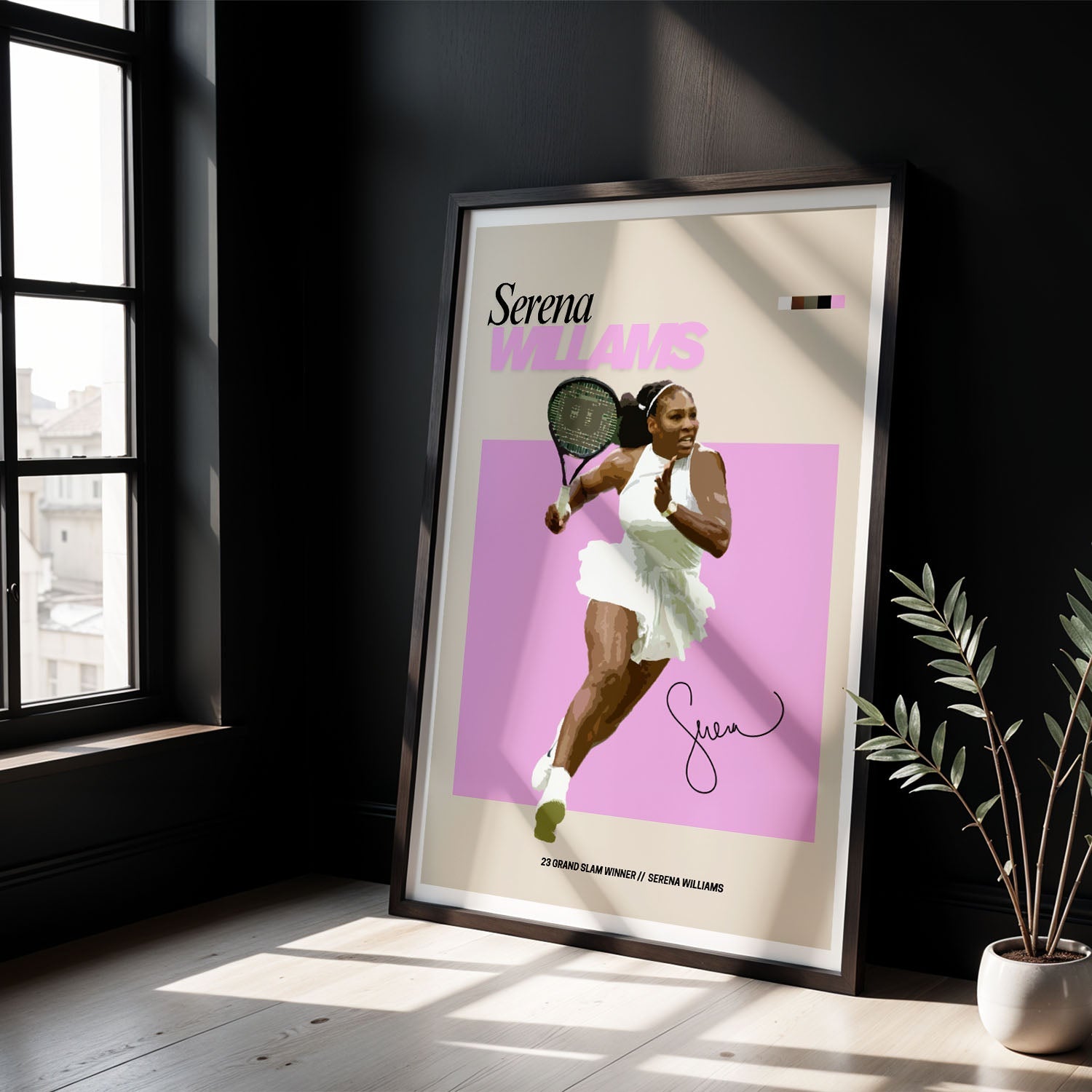 Flex Designs Poster Serena Williams FlexM 8 x 10" Home Goods - Sports  Poster