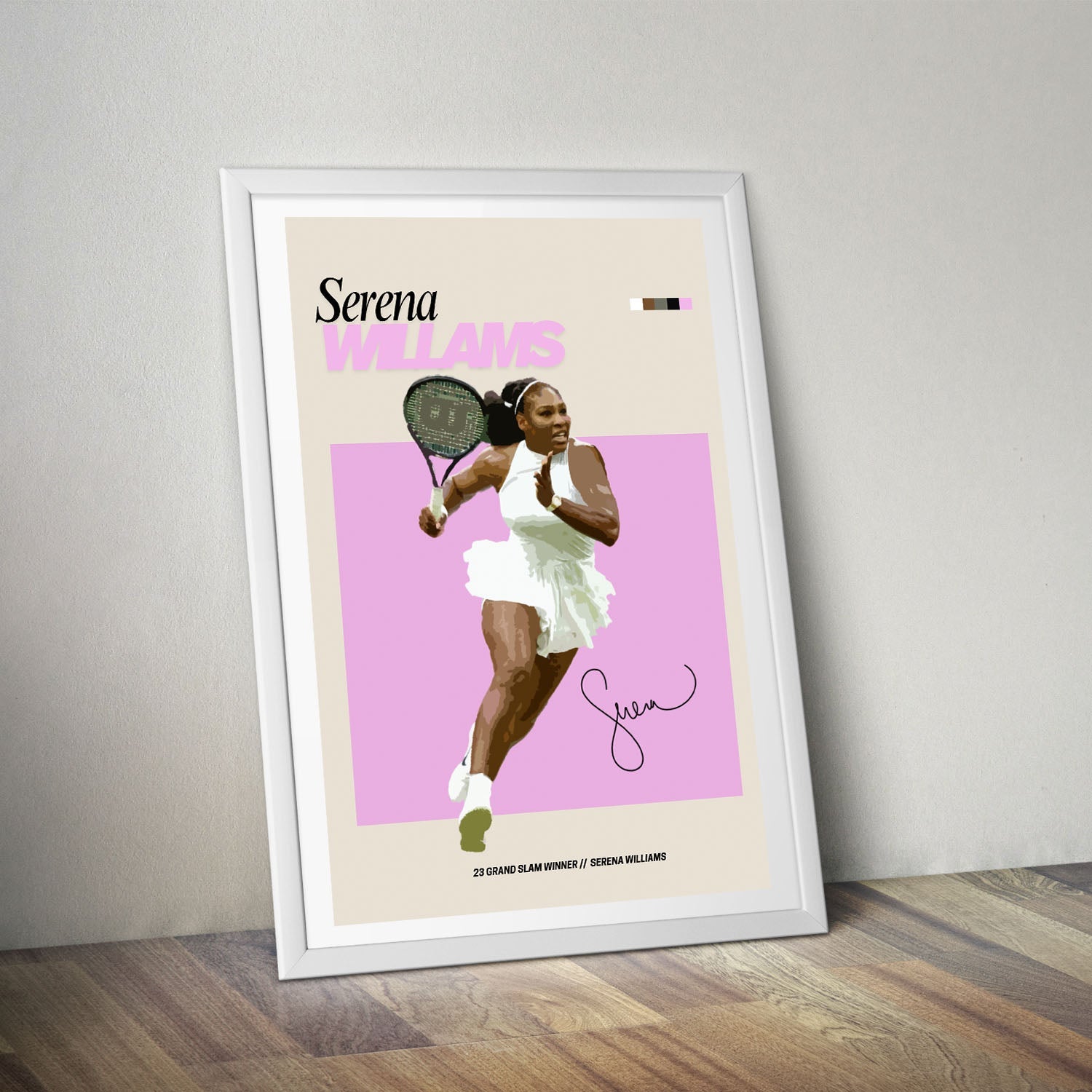 Flex Designs Poster Serena Williams FlexM 8 x 10" Home Goods - Sports  Poster