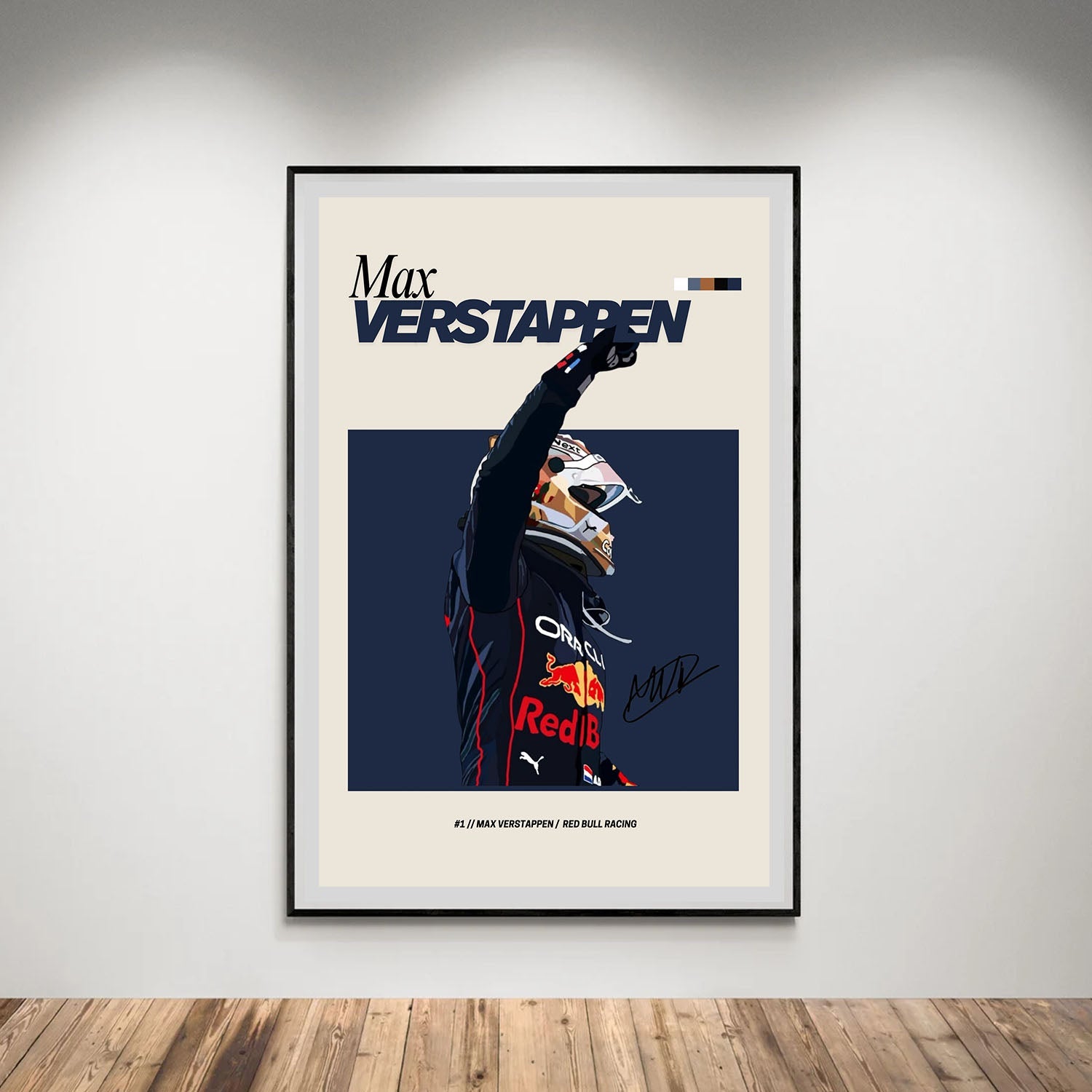 Flex Designs Poster Max Verstappen Red Bull F1 FlexM 8 x 10" Home Goods - Sports  Poster