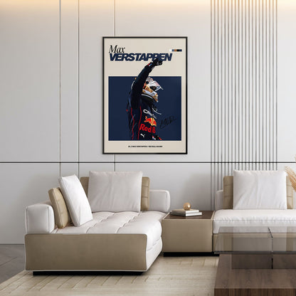 Flex Designs Poster Max Verstappen Red Bull F1 FlexM 5 x 7" Home Goods - Sports  Poster