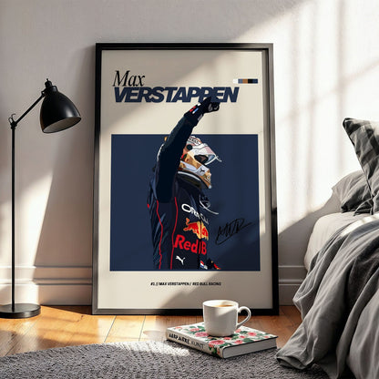Flex Designs Poster Max Verstappen Red Bull F1 FlexM 5 x 7" Home Goods - Sports  Poster