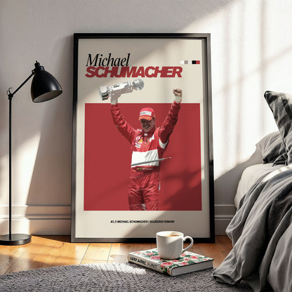 Michael Schumacher Ferrari F1 FlexM Poster