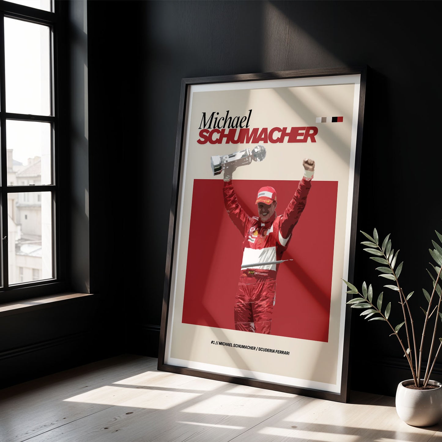 Michael Schumacher Ferrari F1 FlexM Poster
