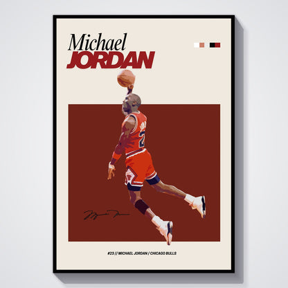 Flex Designs Poster Michael Jordan NBA FlexM 5 x 7" Home Goods - Sports  Poster