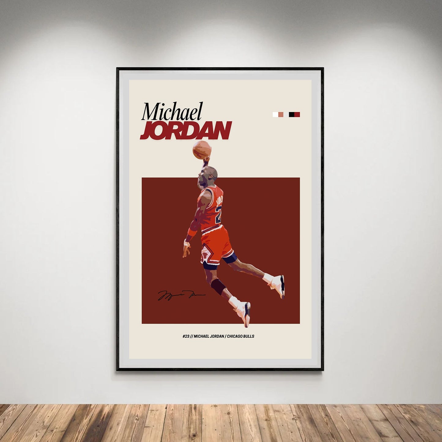 Flex Designs Poster Michael Jordan NBA FlexM 8 x 10" Home Goods - Sports  Poster