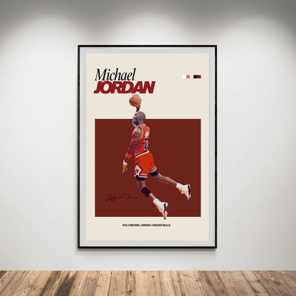 Flex Designs Poster Michael Jordan NBA FlexM 8 x 10" Home Goods - Sports  Poster