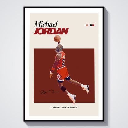 Flex Designs Poster Michael Jordan NBA FlexM 8 x 10" Home Goods - Sports  Poster